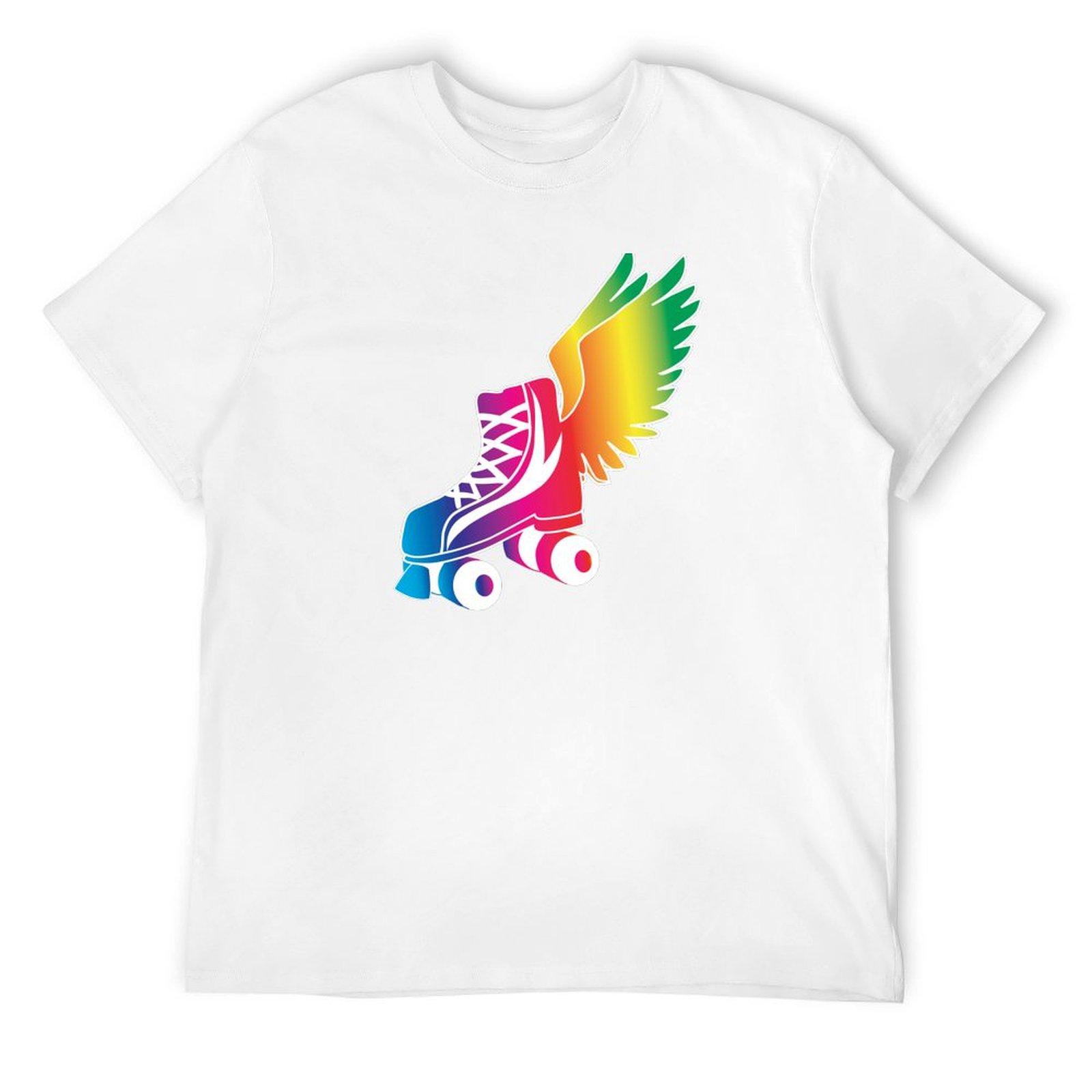 

Rainbow Skate T-Shirt oversized t shirt designer shirts men workout shirt S
