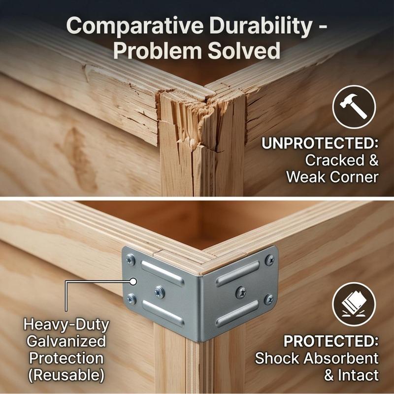 Stainless Steel L-Shaped Corner Bracket 90 Degree Furniture Fixing Brackets for Shelf Cabinet Wood Connecting Support Hardware