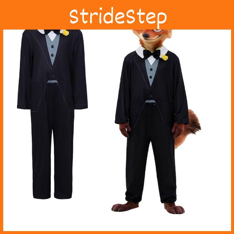 Nick Fox Child Costume With Polyester Spandex For Cosplay And Role Play