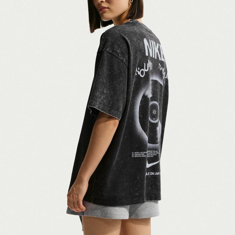 Nike Sports Casual Drop Shoulder Short Sleeve T-Shirt Women Tops IV2035-010