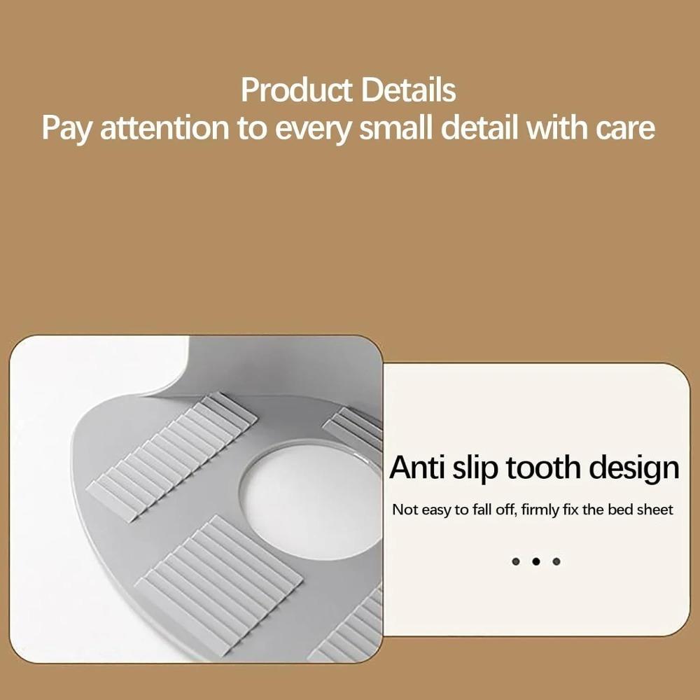 4Pcs Heavy Duty Bed Sheet Grippers - High-Quality Durable Corner Tightener Clips for Bedsheet Protectors