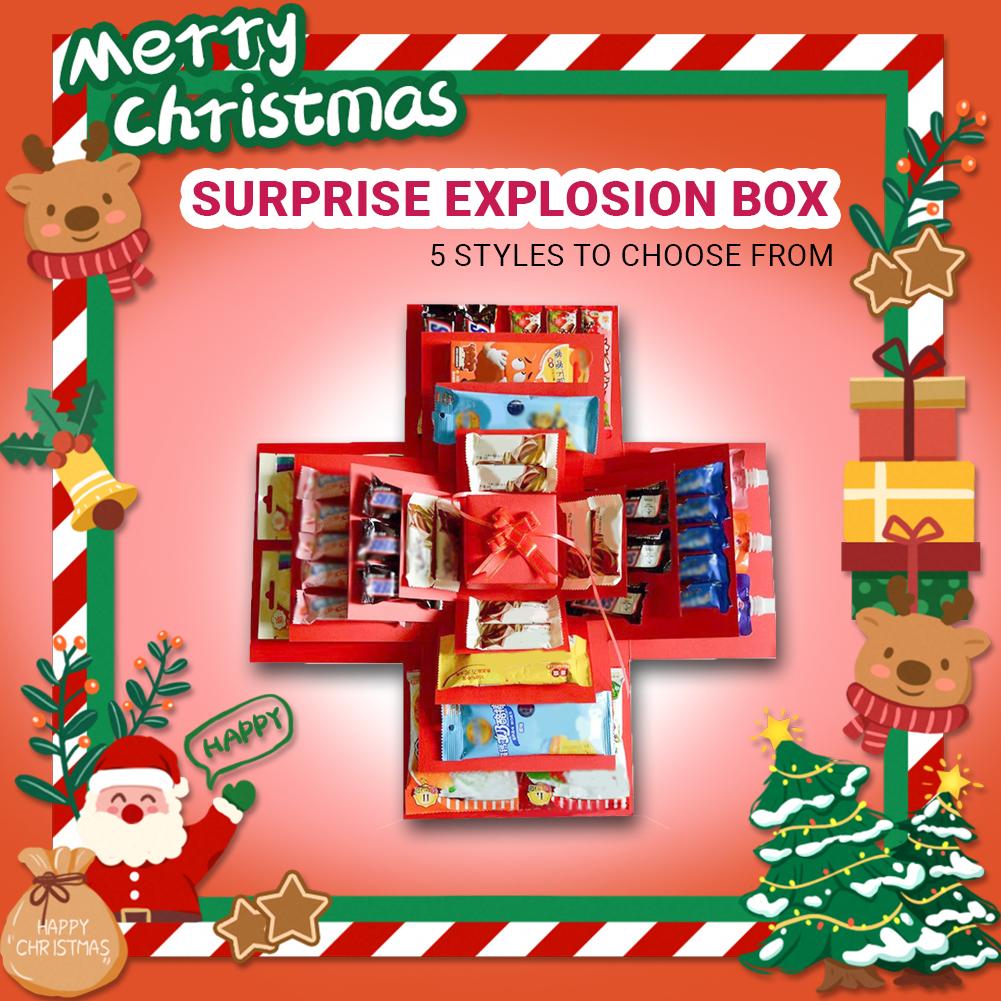 5-Layer DIY Creative Explosion Gift Box, Create Various Gifts By Yourself Mysterious Self-made Gift for Birthday, Christmas