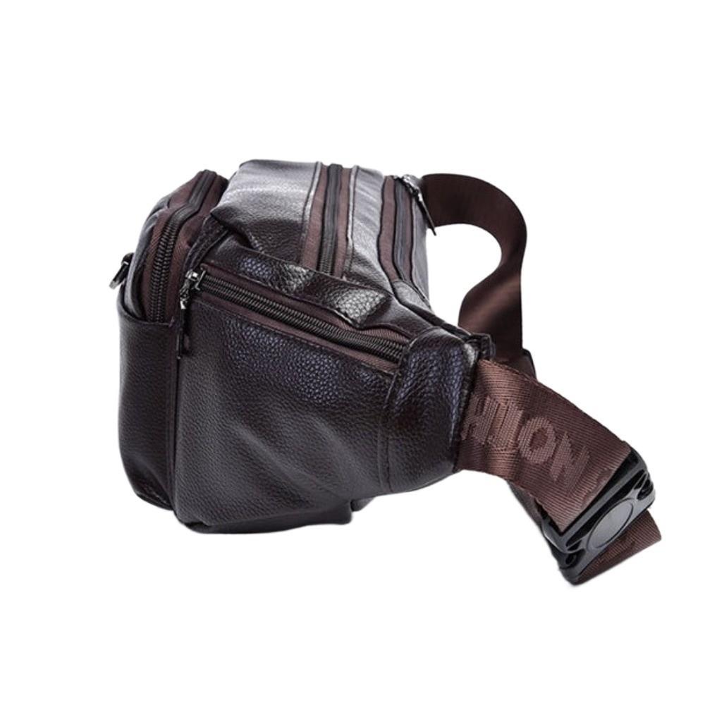 Large Capacity Men Crossbody Bag Waterproof Waist Bag Student Shoulder Bag  Outdoor Sports