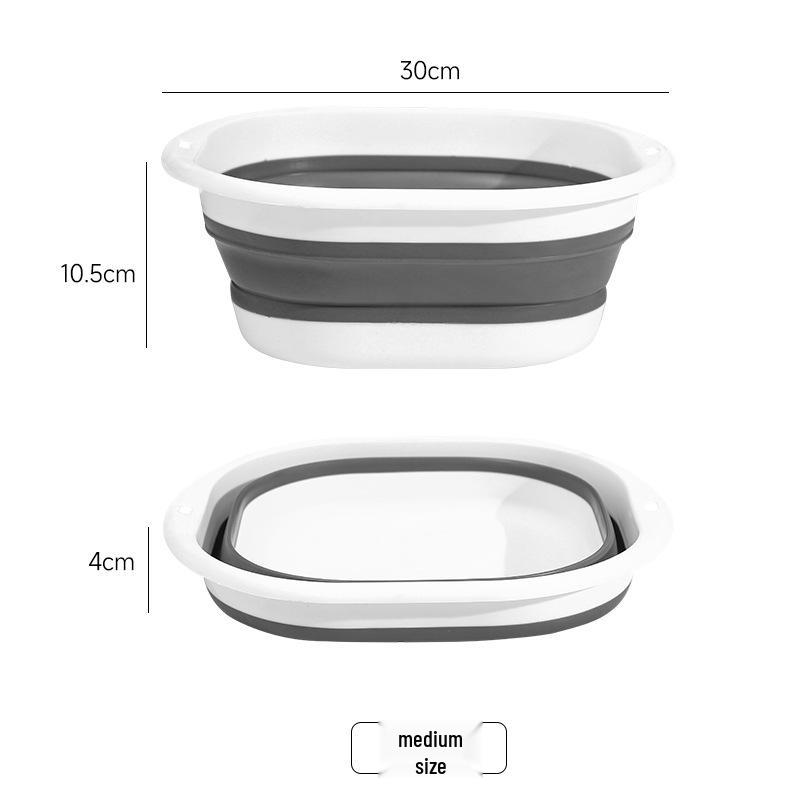 Collapsible Portable Washbasin for Dorms and Travel Use
