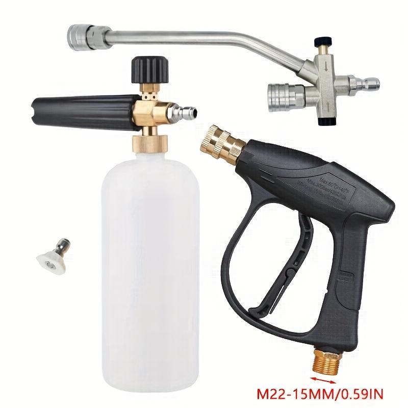 

2175 PSI Pressure Washer Gun Kit - 2-in-1 Extension Rod & Foam Cannon for Cars/Trucks/SUVs & Outdoor Cleaning
