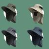 Sommer-Sonnenhüte UV-Schutz Outdoor Jagd Angelkappe für Männer Frauen Wandern Camping Visier Bucket Hat Neck Flap Fisherman Hat