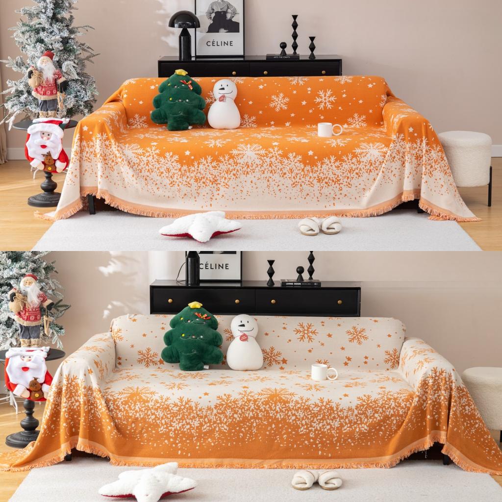 Christmas New Sofa Cover Towel Four Seasons Universal Full Covered Non-Slip Sofa Cover Fashion Festive Full Wrapping Blanket