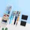 Odeme Student Pen Set: 2 Pens + 15 Refillable Ink Cartridges