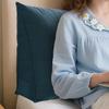 Headboard Wedge Pillow Triangular Headboard Cushion With Side Pocket Bed Bolster Pillow