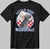 T-shirt Bianca e Nera a Maniche Corte da Uomo/Donna Remy Piccolo Chef Ratatouille DE03