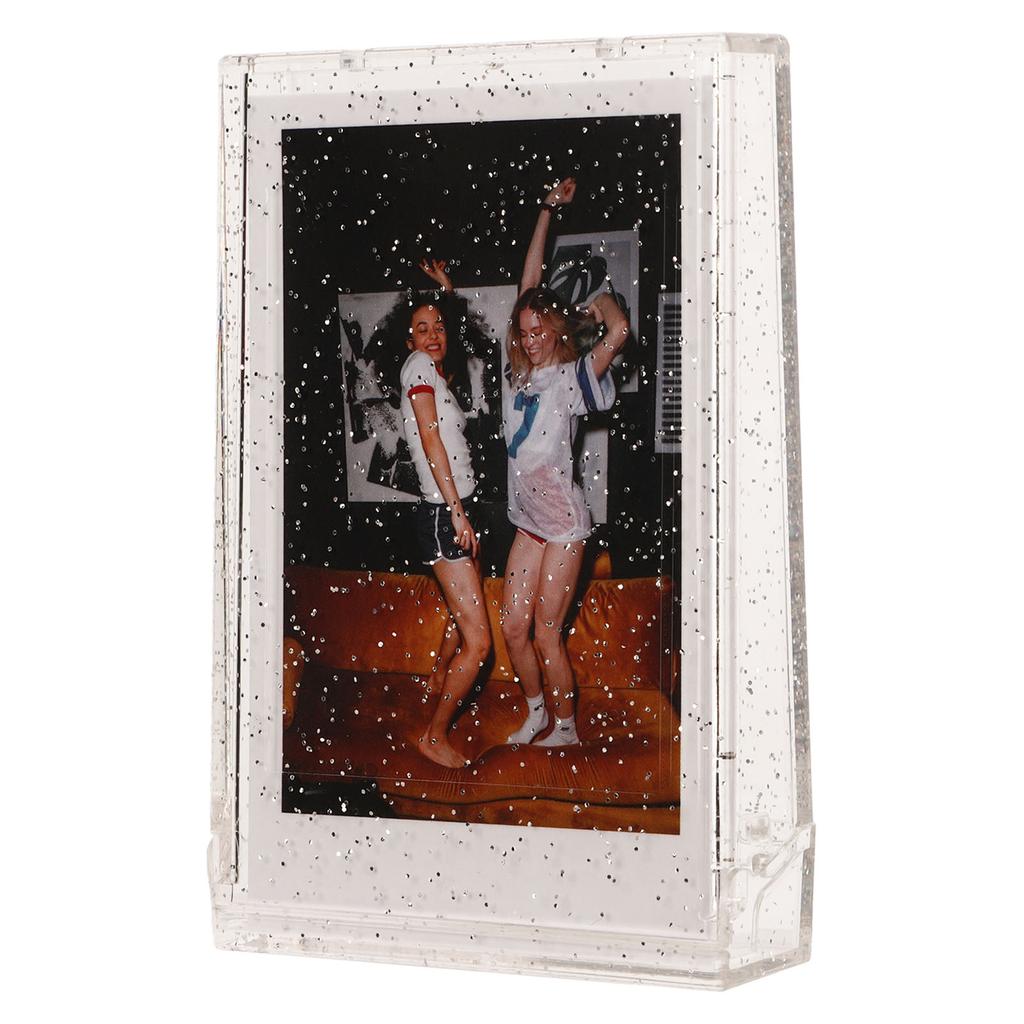 Photo Storage Box for 3 Inch Instant Camera Photo PC Mini Photo Holder Case with Hand Rope for Pictures Cards