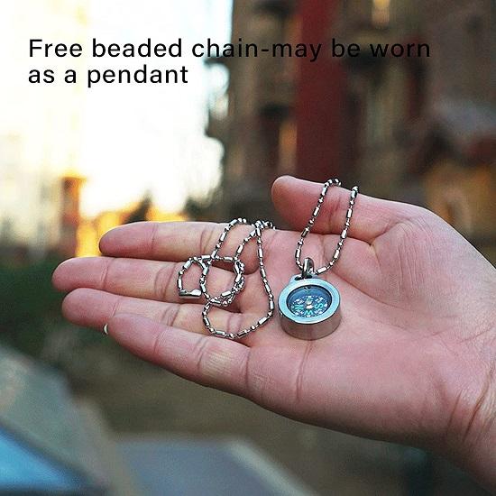 MecArmy CMP Titanový kompas Slza Kompas pro přežití Vodotěsný turistický kompas