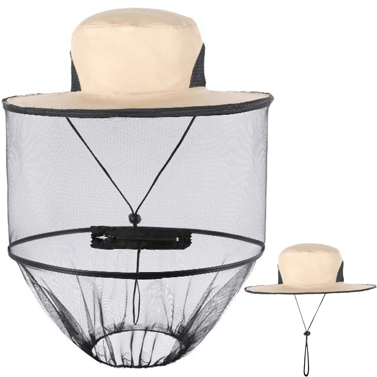 Lanito Insect Repellent Net Hat with Insect Repellent Net, Insect бежевый