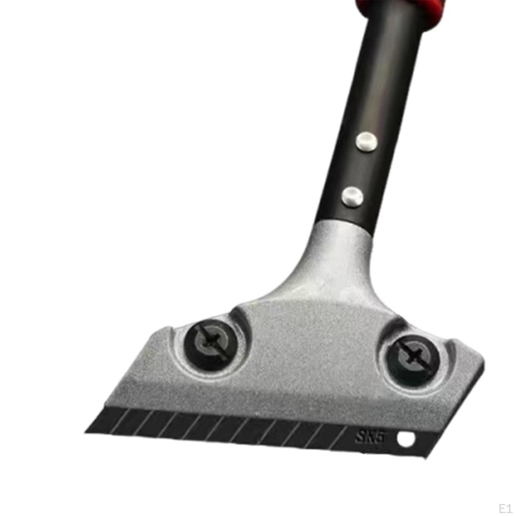 Rengöringsskrapor Tillbehör Ergonomiskt TPU-handtag Bärbart Mångsidigt Borttagningsverktyg Svart för Fönster