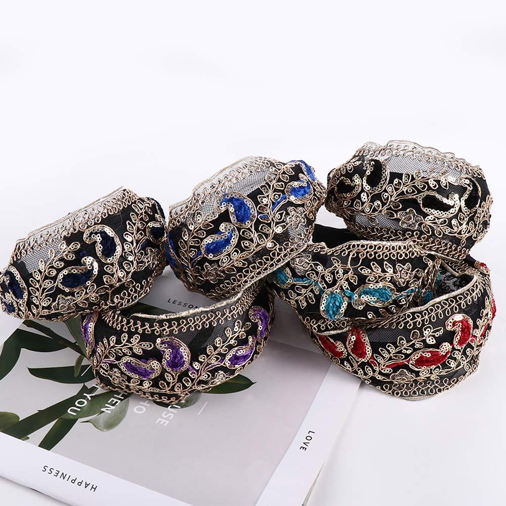 Cloth Wide Edge Korean Style Headband Headdress Female Hair Hoop Lace Embroidered Headband