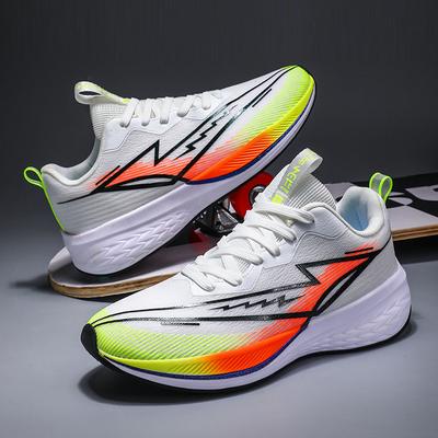 2025 New Men's and Women's Professional Running Shoes Ultra-light Running Shoes Men's Shoes Carbon Board Student Body Test Running Racing Sports Shoes