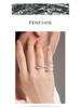 Elegant Adjustable Vintage Ring for Women - Luxurious Non-Fading Design