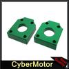 CNC Aluminum 15mm Chain Axle Tensioner Adjuster Blocks For Pit Dirt Bike Motorcycle Motocross Motard