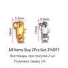 30pcs/lot 12 14mm Metal Lobster Clasps Hooks With Split Open Jump Rings Connectors For DIY Jewelry Making Findings Accessories