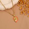 Vintage Ocean Seashell Stainless Steel Clavicle Necklace for Women - High-End Titanium Jewelry