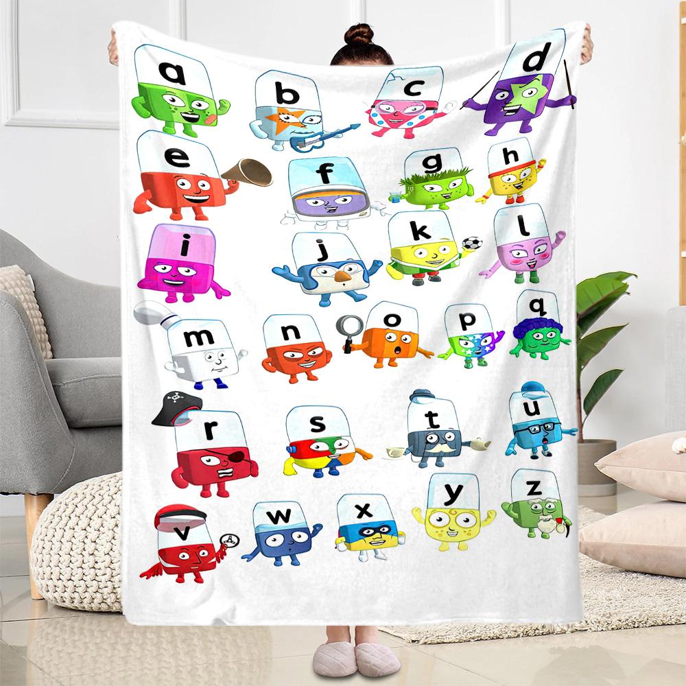 Numberblocks Blanket Soft & Cozy Perfect for Bed Office Chair Office for All Occasions Warmthful Decor Suitable for Gifting Relatives and Friends