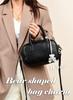 Brown Plush Bear Keychain Bag Charm with Leather Cord, Korean Style, Women's Bag Ornament, Stylish and Cute, Leather, for Women