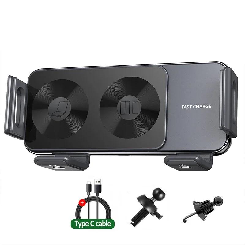 Suport Auto Wireless de Încărcare Încărcare Rapidă pentru Samsung Galaxy Z Fold 6 5 4 S24 Ultra iPhone 16 15 14 Pro Suport Telefon