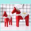 Wooden Horse Decor With Handcrafted Art For Home Living Room Gift For Celebrations
