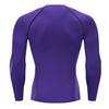 Men Compression Running T-Shirt Long Sleeve Crew Neck Breathable Sweat Absorption Quick Dry Jogging Workout Shirt