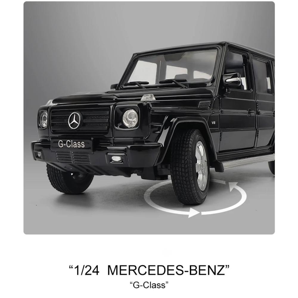 Welly 1/24 Mercedes-Benz G-Class SUV Alloy Car Model Diecast Metal Toy Off-Road Vehicle Car Model Simulation Collection Kid Gift