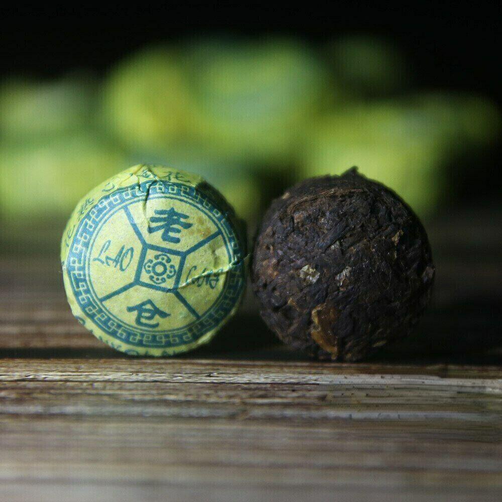 Аромат хризантемы Спелый мини-чай Пу Эр Туо Ча Чай Лаокан Юньнань Туоча 100g — фото 3