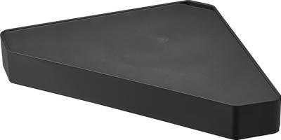 Yamazaki Tower Reversible Magnetic Bathroom Corner X D17 X Bathroom Display Temporary Storage Product 4046 Rack, Black, Approx. W29.5 H10cm, Rack,