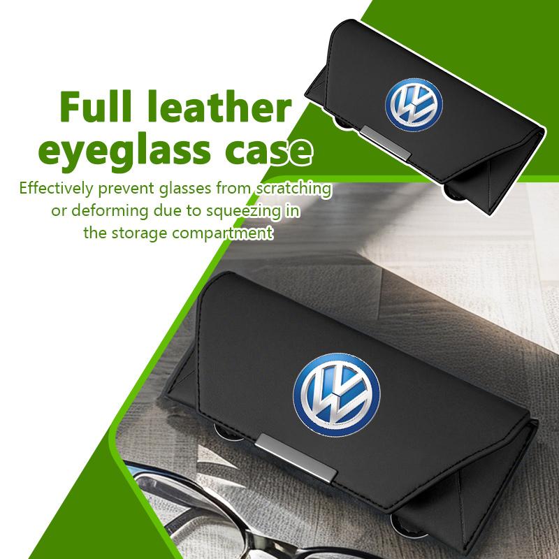 fgg7Car Visor Glasses Clip Auto Master Driver Sunglasses Storage Rack Accessories For Volkswagen VW Scirocco Passat Polo B5 B6 B7 CC