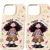 Curly hair girl applies to iphone17promax mobile phone case cute apple 15 anti-drop 14 pro girl 13/16