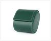 Green Submariner Leather Watch Box: Dustproof, Portable Protection for 1-3 Watches