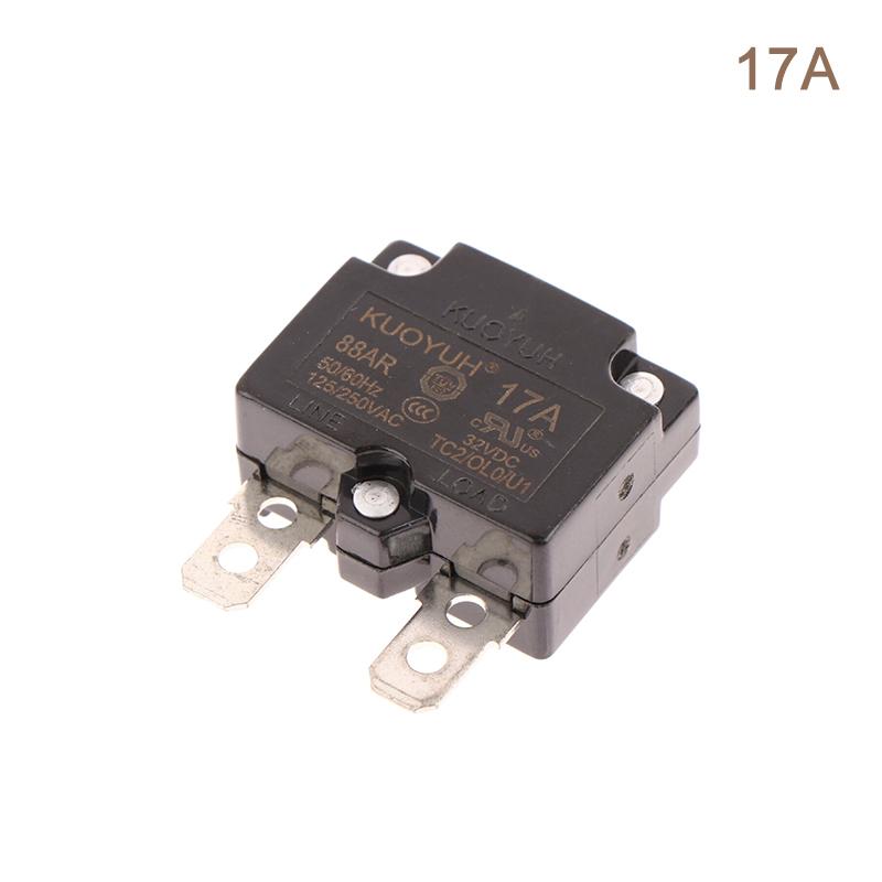 1Pc  88Ar 3A 4A 5A 7A 8A 10A 15A 20A 25A Automatic Reset Circuit Breaker Overload Switch Over Current Protector