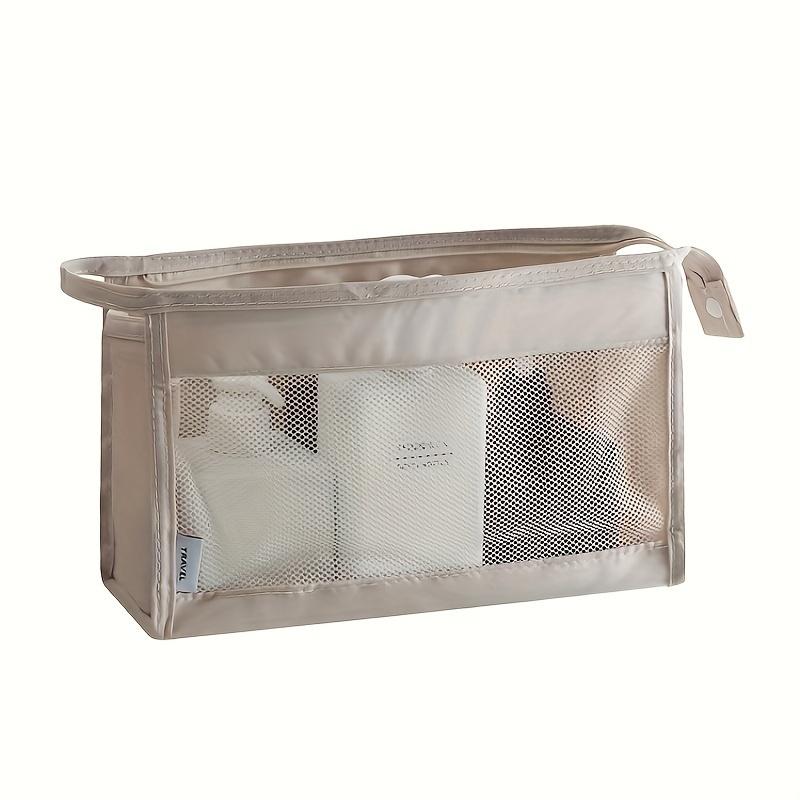 New Multi-functional Portable Mesh Large-capacity Travel Cosmetic Toiletry Bag