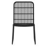 Maison Exclusive - Ensemble à manger de jardin 7 pcs Noir