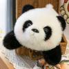 Sitting Posture Panda Plush Toys Crouching Posture Soft Panda Plush Doll  Room Decoration
