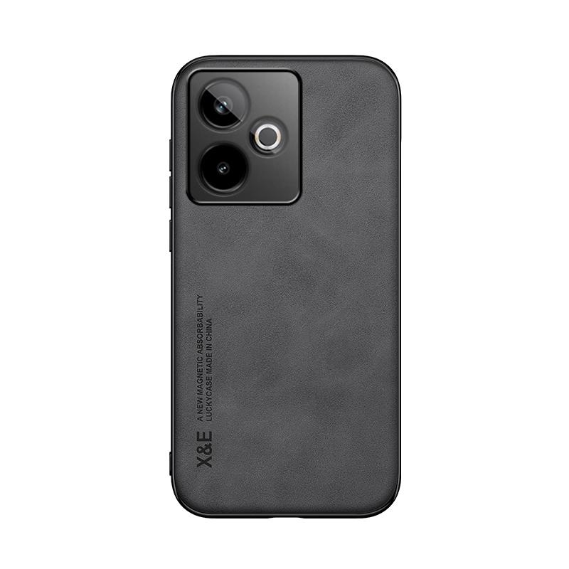 KEYSION Luxury Retro PU Leather Case for Realme GT 7 7T 5G Soft Silicone+PC Shockproof Phone Back Cover for OPPO Realme GT 7T 5G