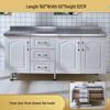 Economical Stainless Steel Kitchen Cabinet for Rental Homes