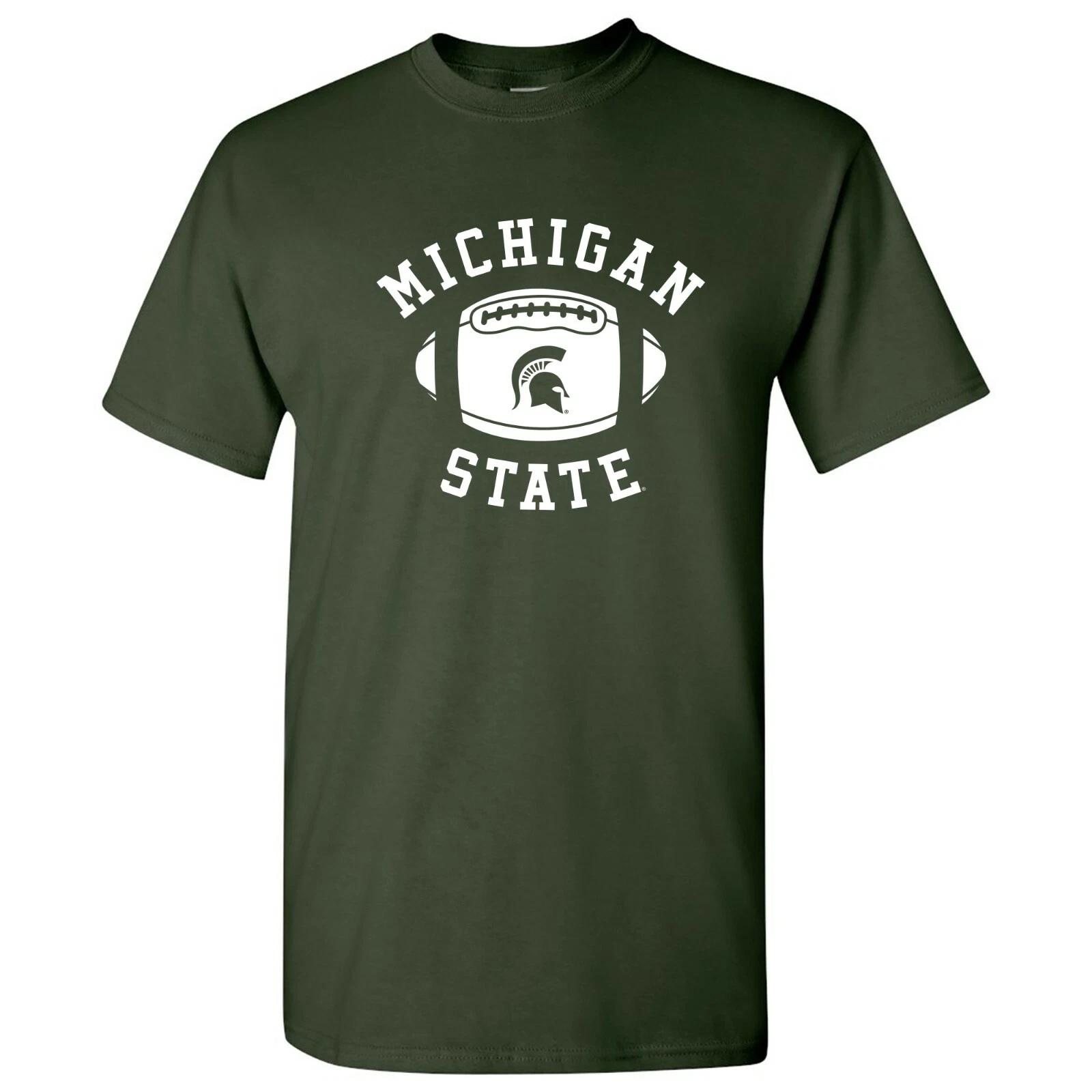 Michigan State Spartans Football Block Short Sleeve T-Shirt 2XL