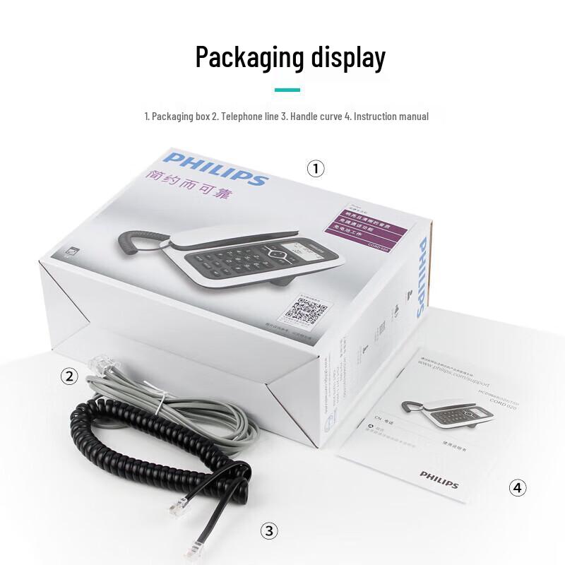 Philips Corded Landline Phone