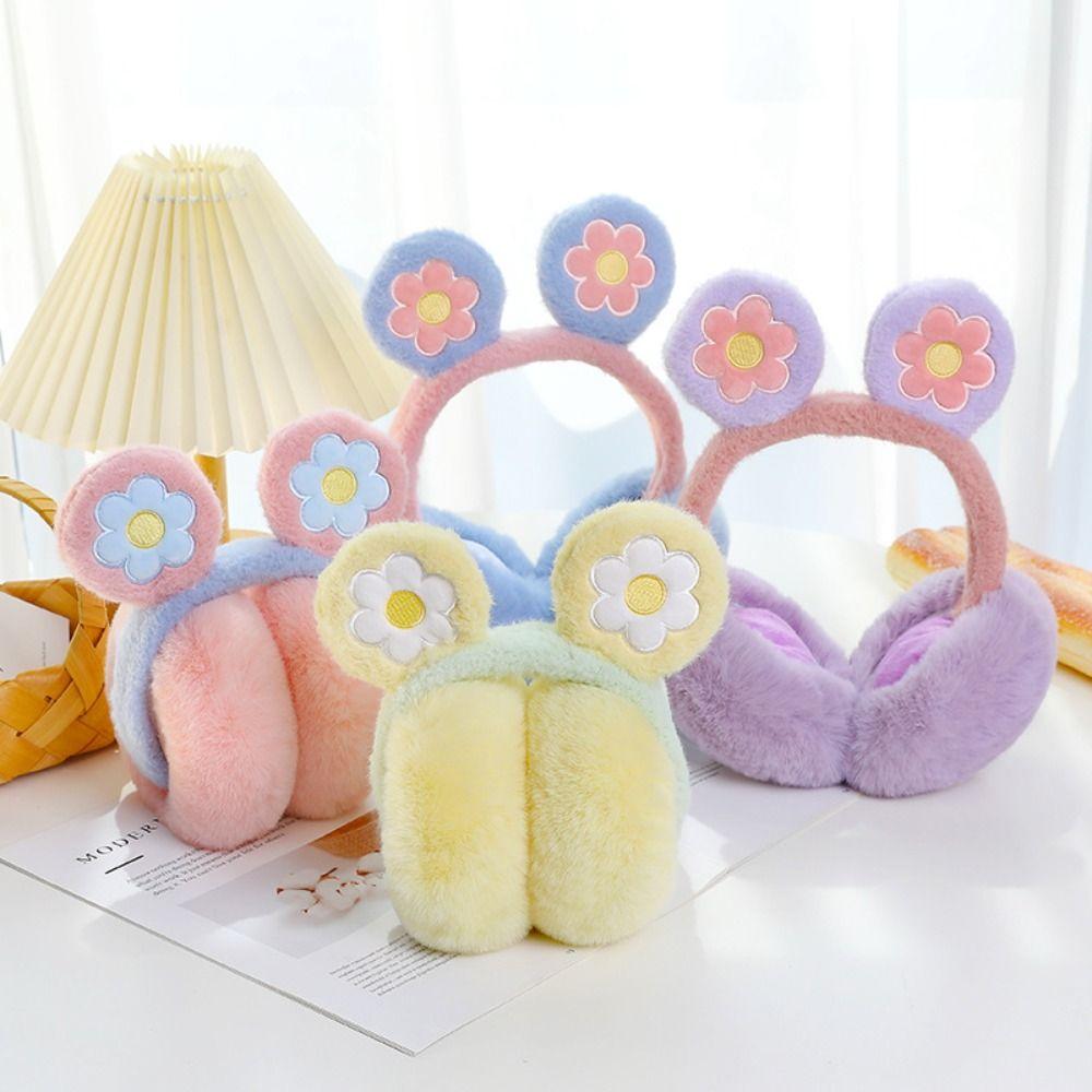 

Plush Warm Ear Muffs Ear Protection Women Earflaps Soft Ear Warmers