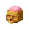 1/5Pcs Halloween Cube Head Figurine Spooky Mini Skull Pumpkin Zombie Black Cat Head Resin Statue Toy Home Office Desktop Decoration Ornament