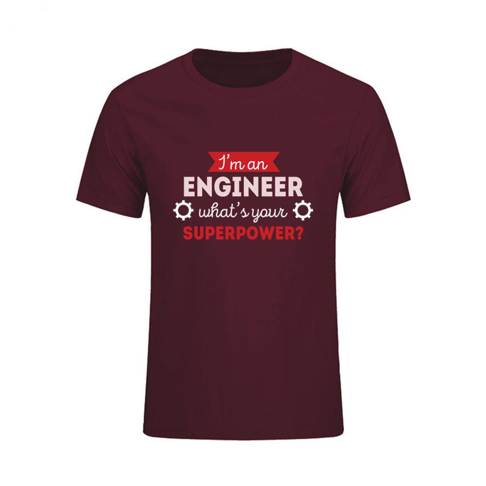 Fashion I M An Engineer T Shirt Men Short Sleeve Design Hipster