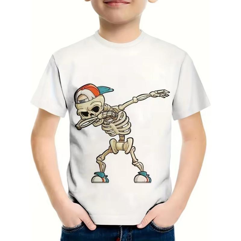 Dětské oblečení Chlapecké tričko Dívčí tričko s krátkým rukávem 3D Cartoon Truck Print Dětské letní oblečení Dětské chlapecké oblečení