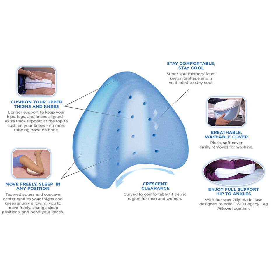 memory foam between leg pillow
