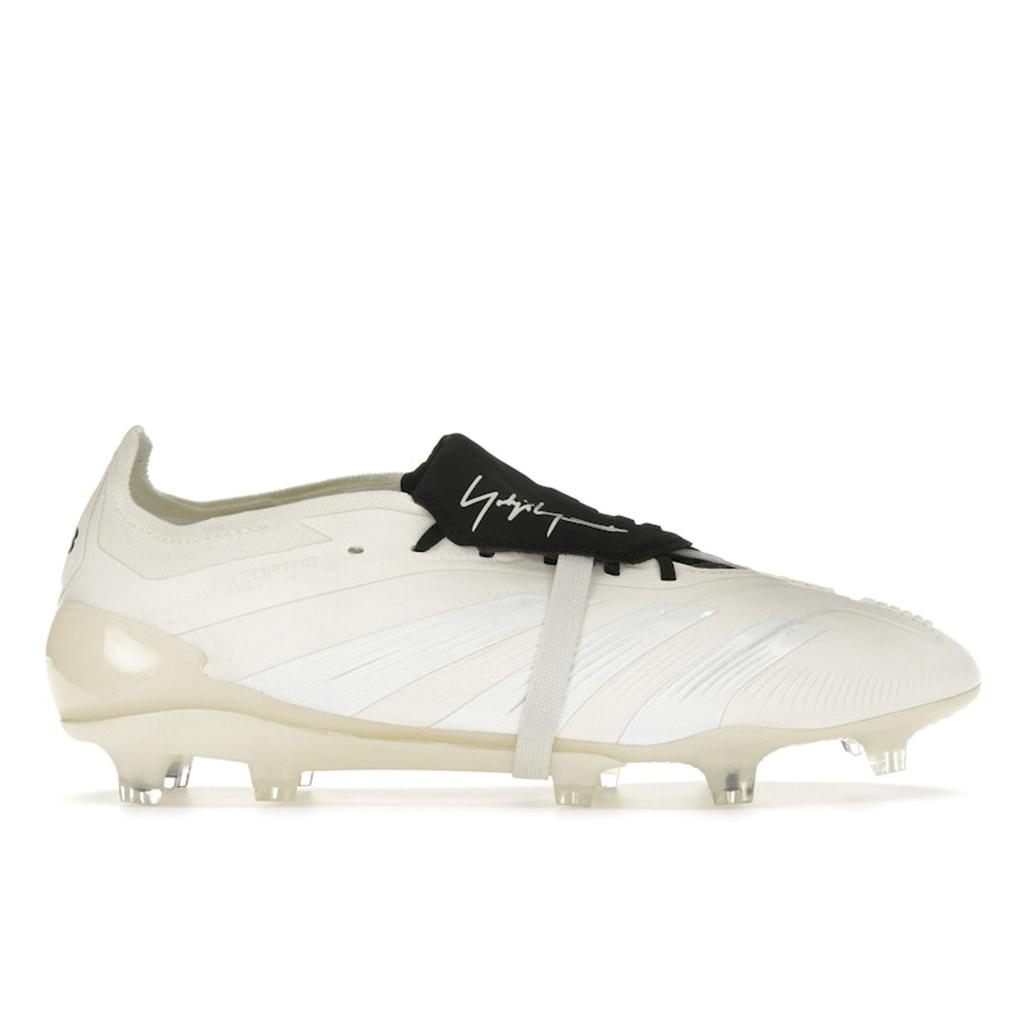 Adidas Y-3 Predator Elite Foldover Tongue FG Cloud White Men Sneakers Cream Core-Black IF6500