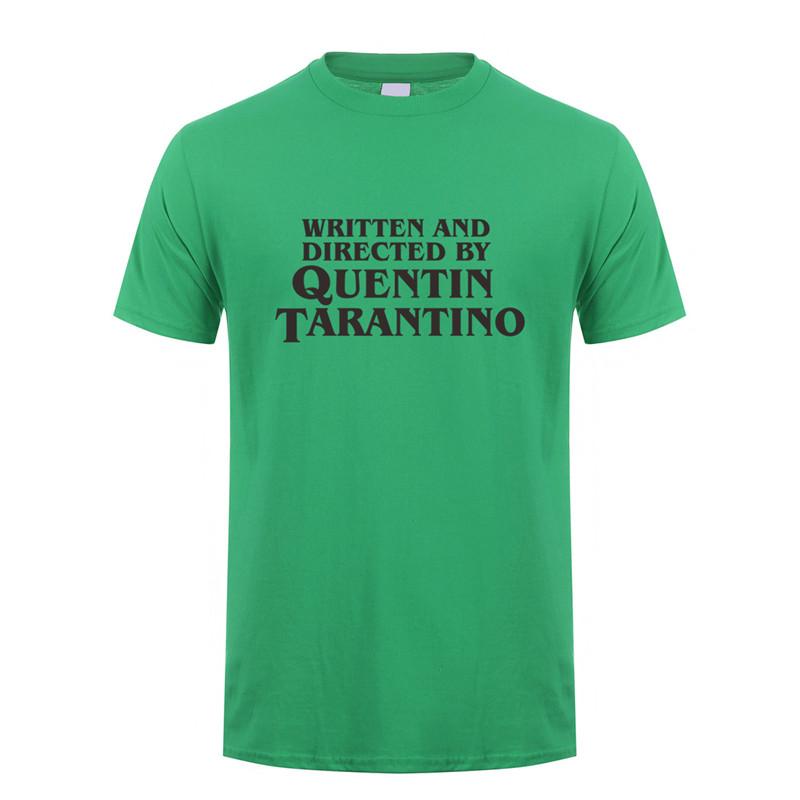 Written And Directed By Quentin Tarantino T Shirt Unisex Unisex T Shirts Summer Fashion Short Sleeve Unisexunisex Tshirt Oz418